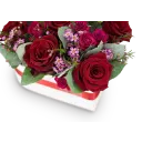 Box with roses